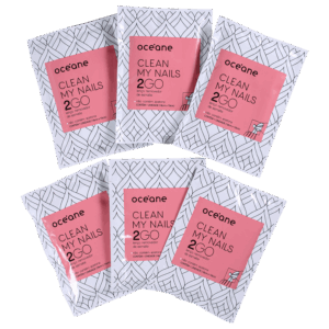 Lenço Removedor de Esmalte Océane Clean My Nails 2 Go 6 Unidades