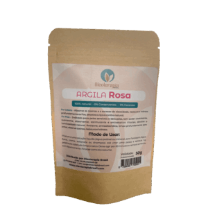 Máscara de Tratamento Oleoterapia Brasil Argila Rosa 50g