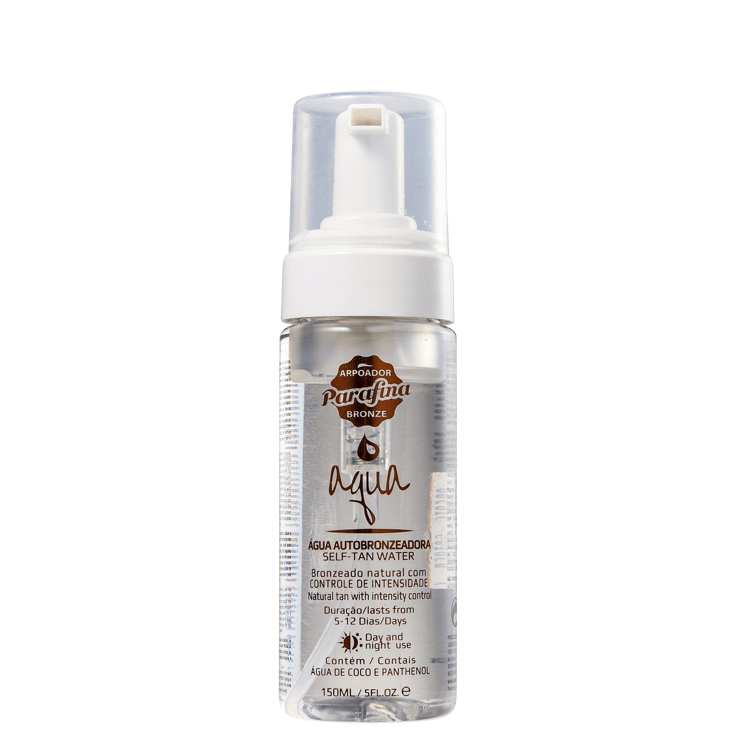 Água Autobronzeadora Parafina Bronze AQUA Corporal 150ml