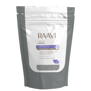 Argila Preta Raavi SPA Terapia Corporal Facial Capilar 400g