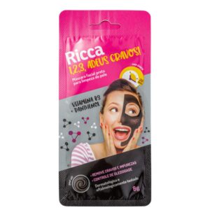 Máscara de Limpeza Facial Ricca 1,2,3 Adeus Cravos 1 unidade