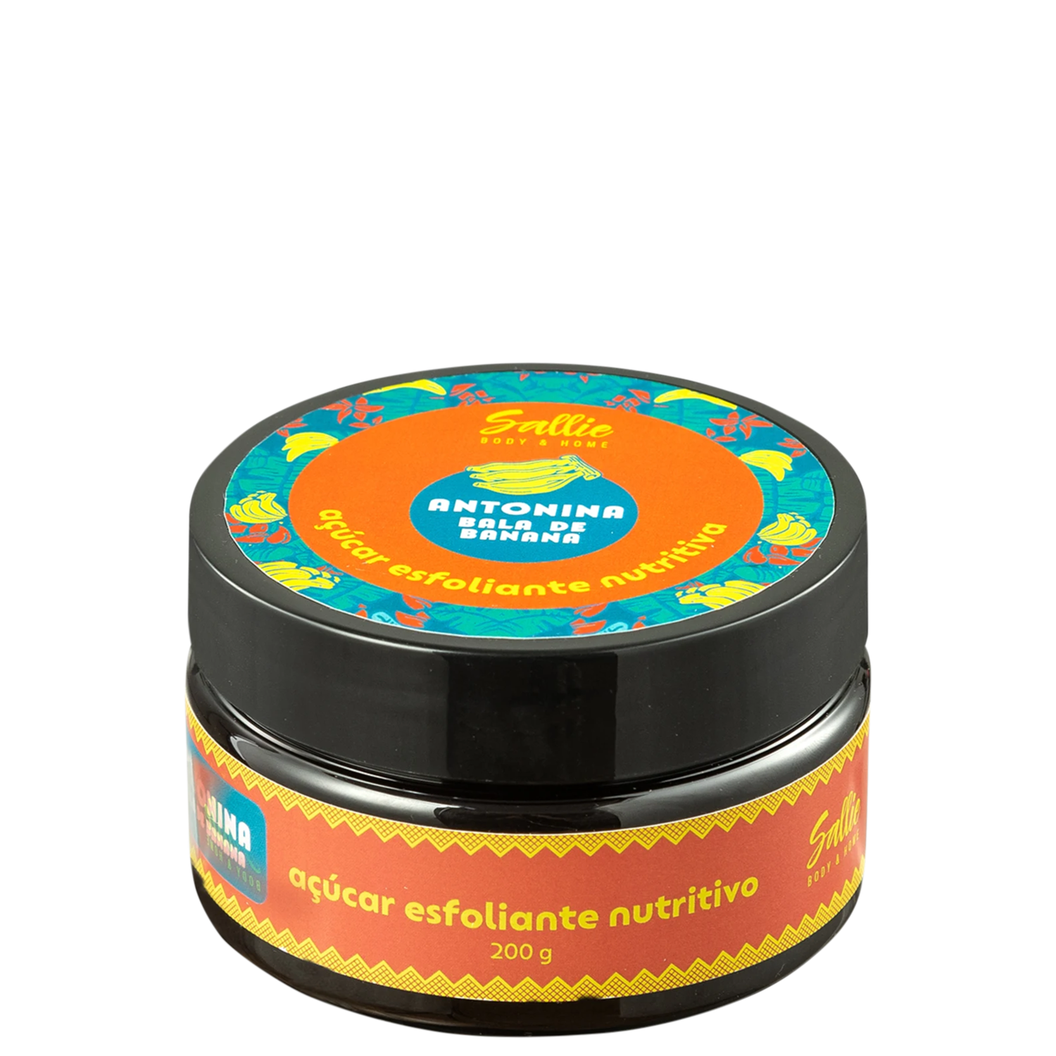 Açucar Esfoliante Nutritivo Sallie Body Home Bala de Banana Antonina 200g