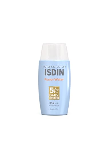 ISDIN Protetor Solar Facial Fusion Water 5 Stars Sem Cor FPS 60-50ml
