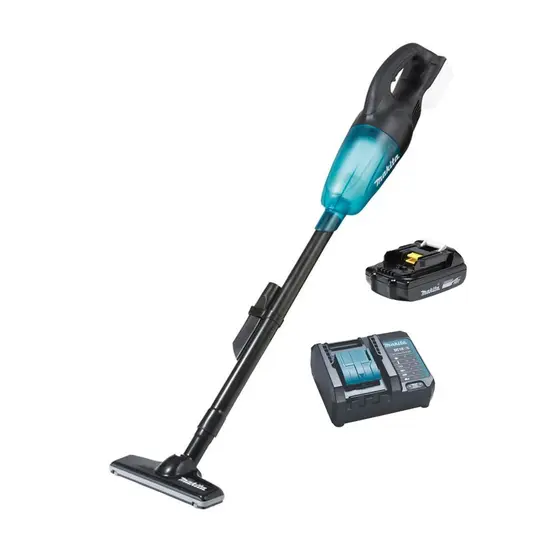 Aspirador de Pó a Bateria Makita 18V 1.3Ah Íons de Lítio DCL180ZBP