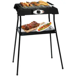 Churrasqueira Elétrica com Pedestal Mallory Montana II Desmontável com Grelha