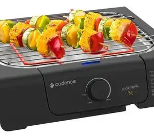 Churrasqueira Elétrica Cadence Short Grill Preta 110V GRL805