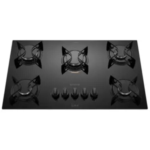 Cooktop a Gás Atlas U Top 5 Bocas com Mesa de Vidro