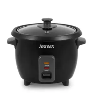 Panela de Arroz Elétrica Aroma Housewares 1.5L para Grãos ARC-363NGB