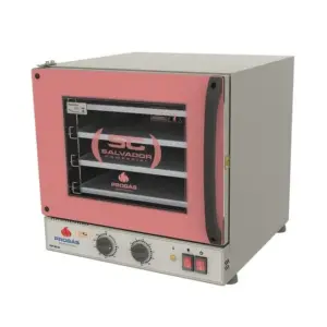Forno Elétrico Turbo Progás Fast Oven 4 Assadeiras Rosa 127V PRP-004