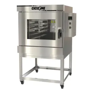 Forno Elétrico Turbo Venâncio Ciclone 5 Esteiras Inox Trifásico 220V FTCE5