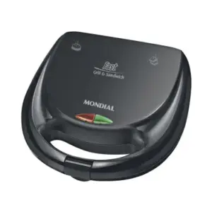 Grill e Sanduicheira Mondial Fast Grill Preta 750W 220V S12