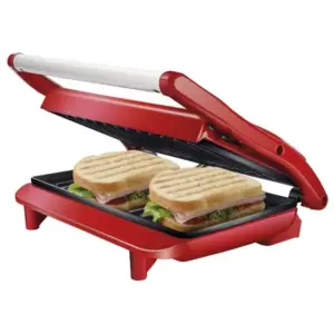 Grill Sanduicheira Lenoxx Panini Inox Red 220V