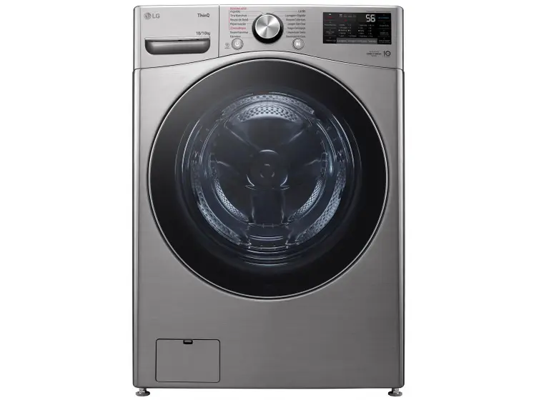 Lava e Seca LG 18kg Inox Look WD18SV2S6B.ASSFBRS