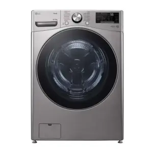Lava e Seca LG Smart 18kg Inox Look com Inteligência Artificial AI DD WD18SV2S6BA