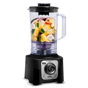 Liquidificador Arno Power Max Comfort Preto 1400W Jarra 3.1L LN65 (127V)