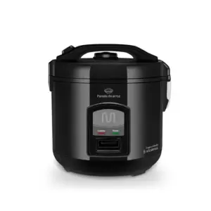 Panela de Arroz Elétrica Multilaser 5 Xícaras 400W Preta 127V GO003