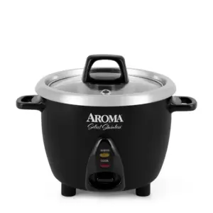 Panela de Arroz Elétrica Aroma Housewares Select Stainless 1.2L ARC-753SGB