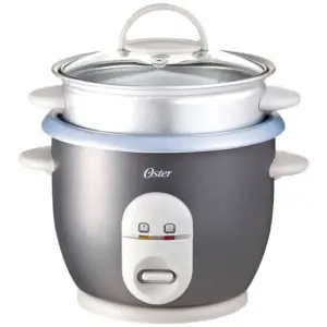 Panela de Arroz Elétrica Oster 3 Xícaras com Bandeja de Vapor 220V 4722