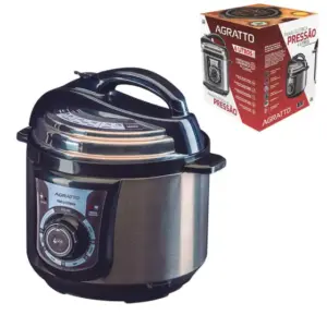 Panela de Pressão Elétrica Agratto 4L Antiaderente com Timer 220V