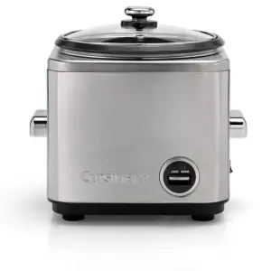 Panela de Arroz Elétrica Cuisinart 1L com Vaporizador Inox 220V CRC800E-DI