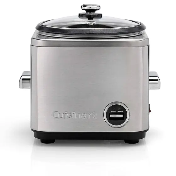 Panela de Arroz Elétrica Cuisinart 1L com Vaporizador Inox 220V CRC800E-DI