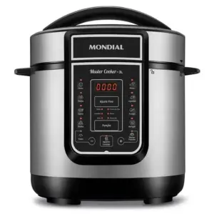 Panela Elétrica de Pressão Mondial Preto Inox 127V 60Hz PE-40