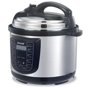 Panela Elétrica de Pressão Digital Amvox 5L 900W Multifuncional com Timer 110V APS050