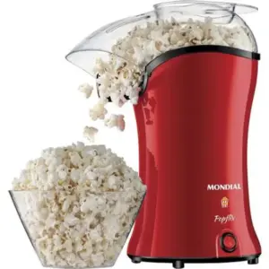 Pipoqueira Elétrica Mondial Popflix Ar Quente 1200W Vermelha 220V PP-03