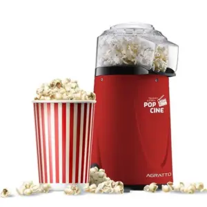 Pipoqueira Elétrica Agratto Pop Cine com Dosador 1200W Vermelha