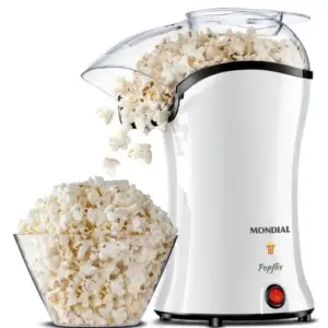 Pipoqueira Elétrica Mondial Popflix sem Óleo Ar Quente 1200W Branco PP-04