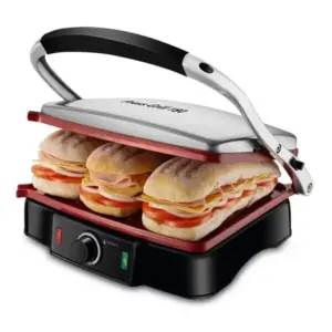 Sanduicheira Mondial Press Grill 180 Red Ceramic Preto/Inox 2000W 127V PG-02