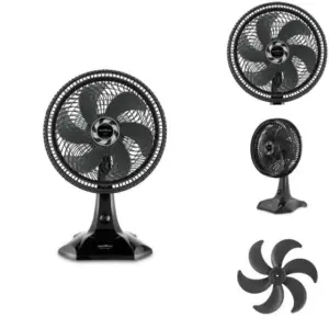 Ventilador de Mesa Britânia BVT30 Turbo 60W Preto 110V