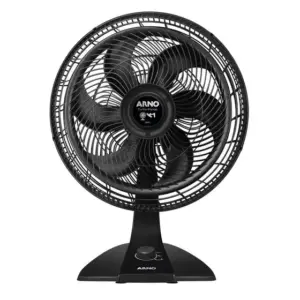 Ventilador de Mesa/Parede Arno Turbo Force 40cm 2 em 1 Preto 127V VF42
