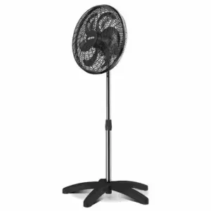 Ventilador de Coluna Dômina Oscilante 50cm Preto 200W Bivolt