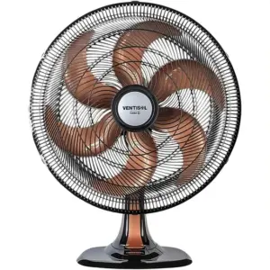 Ventilador de Mesa Ventisol Turbo Oscilante 50cm 6 Pás Bronze