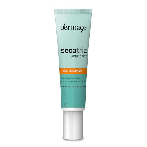 Secatriz Acne Spot, Gel Secativo Antiacne, Ação Anti Inflamatória, Formulado com Gluconolactona, Ácido Salicílico, Óleo de Melaleuca, 15g