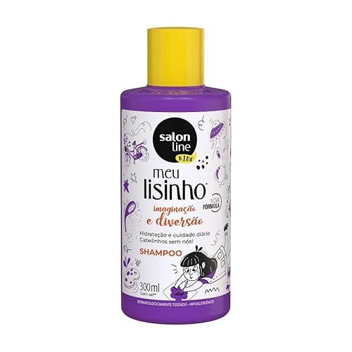 Salon Line, Shampoo, Meu Lisinho Kids, Imaginação e Diversão, Vegano - Cabelos Lisos, 300 ml
