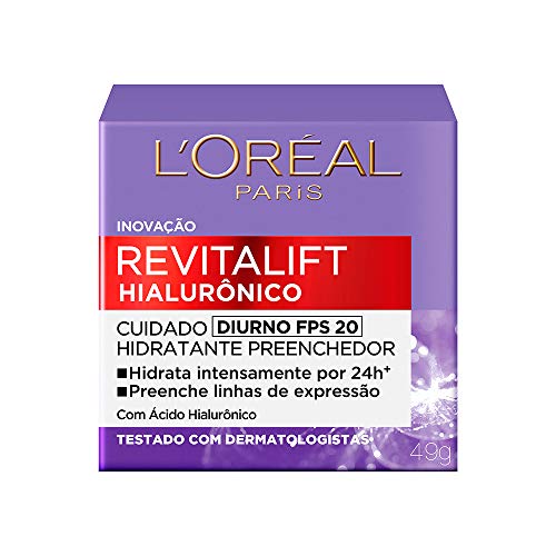 L’Oréal Paris L'Oréal Paris Revitalift Hialurônico Diurno Fps 20 - Creme Facial Anti-Idade 49G
