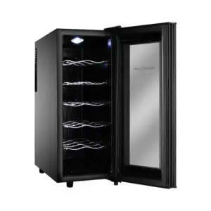 Adega Climatizada Brastemp All Black 12 Garrafas Preto BZC12BEANA