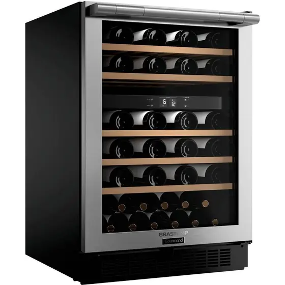 Adega Climatizada Brastemp Gourmand 51 Garrafas Dual Zone Inox 110V BZB51