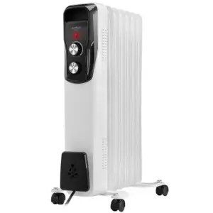 Aquecedor de Ar a Óleo Britânia Branco 1500W 220V BAQ1720B