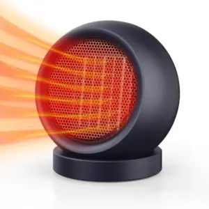 Aquecedor Elétrico Cerâmico PTC de Mesa Coolfor Roxo 600W