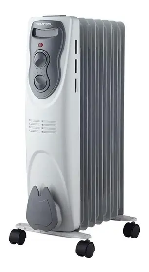 Aquecedor Elétrico a Óleo Ventisol Premium Portátil 800W 220V