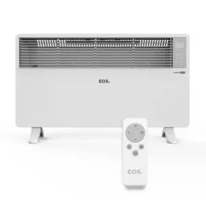 Aquecedor Elétrico Convector EOS Comfort Heat com Painel Digital, Timer e Controle Remoto 1500W 110V
