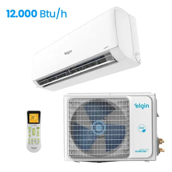 Ar Condicionado 12000 BTUs Elgin Inverter II High Wall Eco Com Wi-Fi Integrado 220V