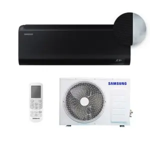 Ar Condicionado Hw Inverter Windfree Connect Black Samsung 18000 Btus Quente/frio 220V Monofásico AR18CSECABTNAZ