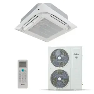 Ar-Condicionado Split Inverter Cassete 48000 BTUs Philco Eco Quente e Frio PAC48000ICQFM16 220V