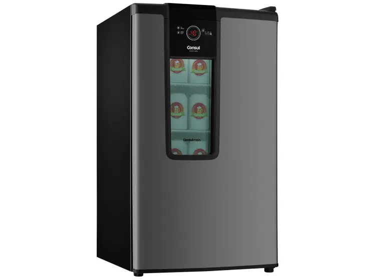 Cervejeira Consul 82 Litros Titanium Display na Porta Controle de Temperatura CZD12AT