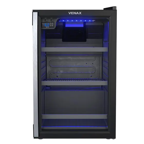 Cervejeira Venax Blue Light 82 Litros Preto Fosco 220V EXPVQBL100