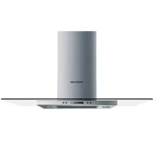 Coifa de Ilha Plana Brastemp 100cm Inox e Vidro 110V BAV10ARANA